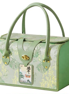 【高端礼品】烫金刺绣款粽子礼盒