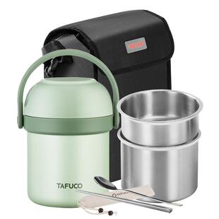 日本泰福高316不锈钢超长保温饭盒桶 上班族24小时大容量学生秋冬