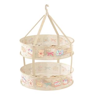 晾衣网晒袜子神器晒衣篮内裤家用毛衣晾晒架羊毛衫网兜毛衣晾晒网