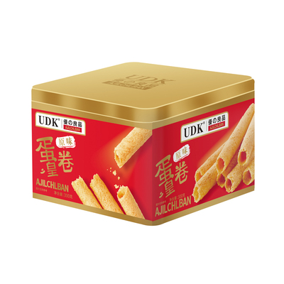 日期新鲜UDK优之良品原味蛋卷礼盒装传统糕点心零食年货送礼佳品