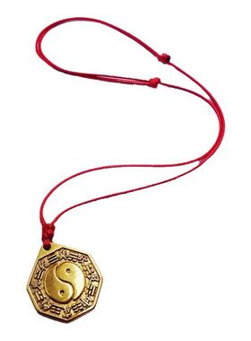 纯铜八卦镜随身携带吊坠