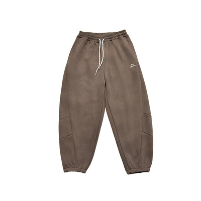 胖男童加绒裤子冬季保暖宽松卫裤