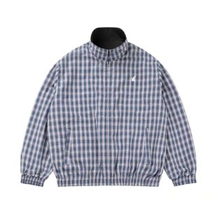 VMCL 双面穿 刺绣骑士复古撞色格纹夹克男女情侣25AW vermicelli