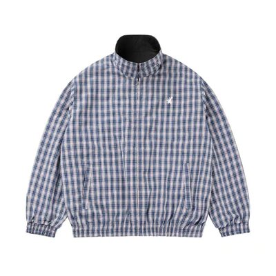 VMCL 双面穿 刺绣骑士复古撞色格纹夹克男女情侣25AW vermicelli