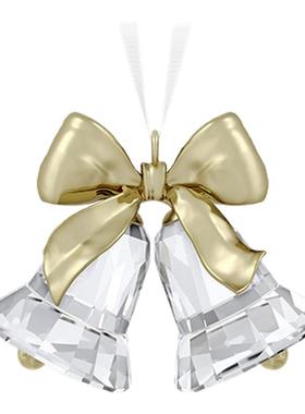 【自营】施华洛世奇SWAROVSKI圣诞铃铛车挂件饰送女友节日礼物