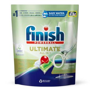 【自营】finish0添加洗碗凝珠100颗洗碗机专用洗涤剂洗碗块【临期