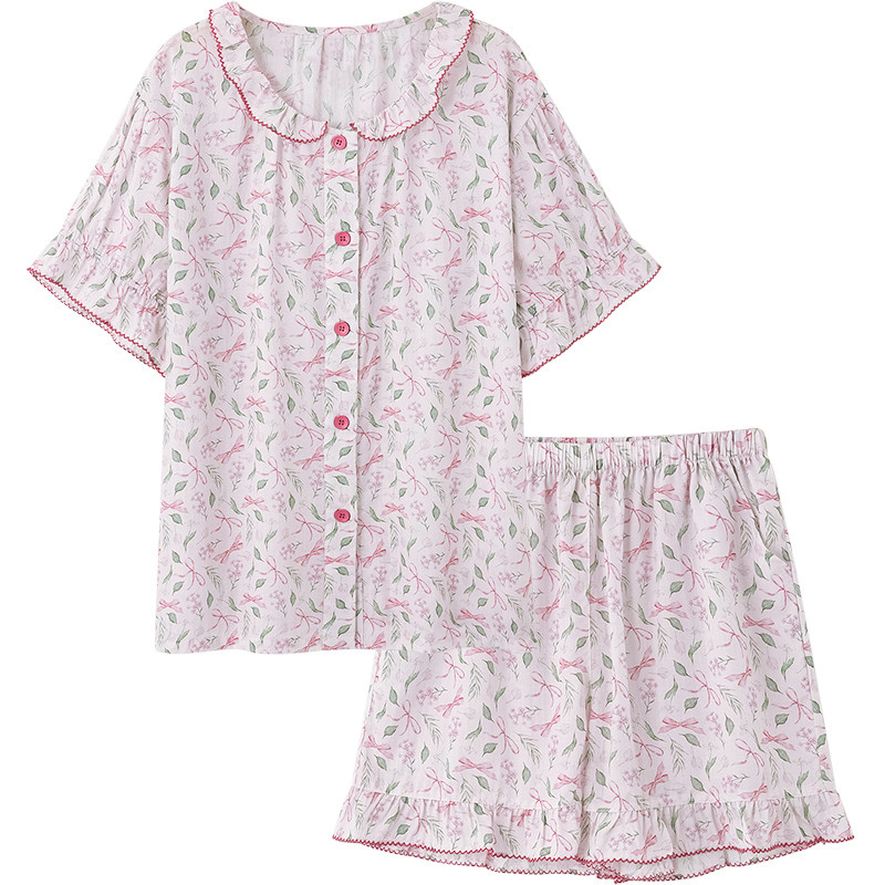 思莉太太凉感天丝麻女士绝美睡衣