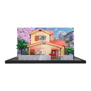 KGBOX用于Keeppley哆啦A梦野比大雄的家亚克力防尘罩收纳展示盒