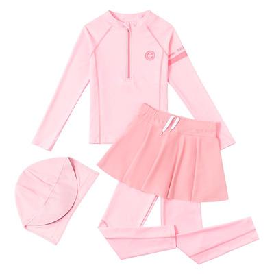 女童分体长袖长裤泳衣