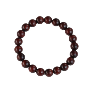 天然印度小叶紫檀手串女木质转运珠手链男念珠檀木佛珠盘玩紫檀木