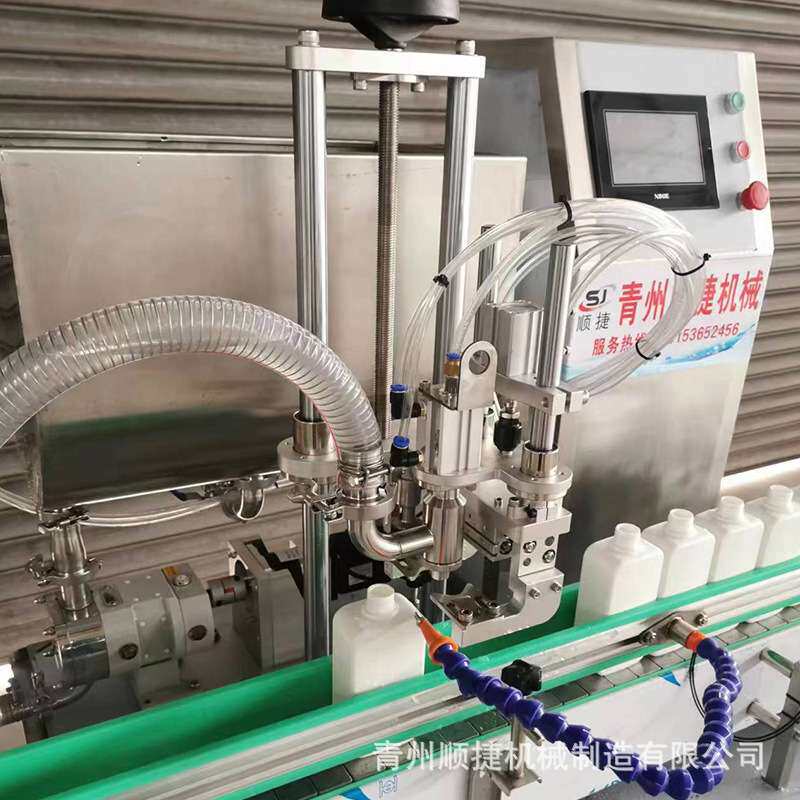单头高速灌装机肥料单头转子泵齿轮泵灌装机润滑油食用油单头灌装