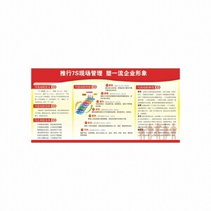 公司企业车间6s5s管理看板标识牌