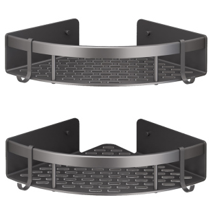 卫生间置物架浴室三角架免打孔厕所转角洗漱台壁挂洗手间墙上收纳