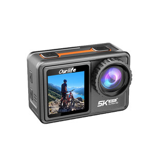 Ourlife运动相机M81TR真5K高清骑行Vlog钓鱼记录生活户外登山摄像