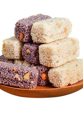 黄山特产黑米葛根香酥米花糖糕点
