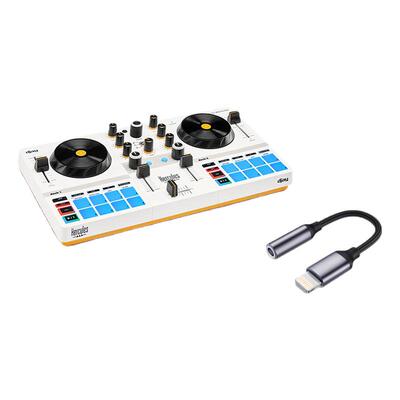 Hercules嗨酷乐MIX Ultra蓝牙无线打碟机便携手机DJ控制器全套