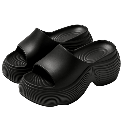 6.5cm厚底增高女防滑一字凉拖鞋