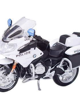 美驰图宝马r1200rt摩托仿真警车