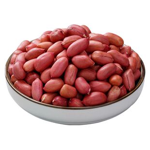 25年红皮花生米新货农家自种小粒生花生米花生仁五谷杂粮四粒红