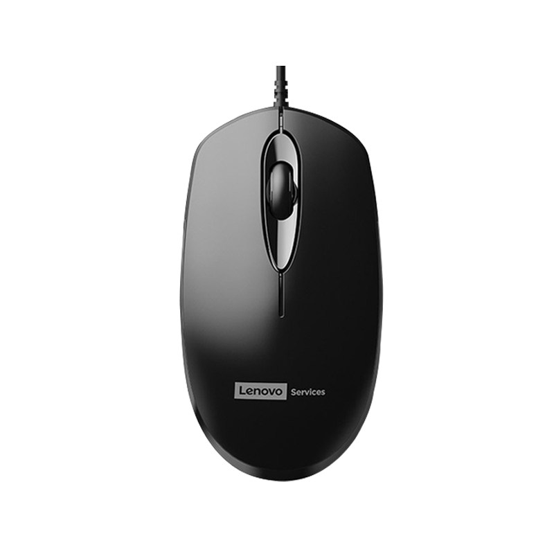 Lenovo/联想有线鼠标静音商务办公游戏台式电脑笔记本USB官方正品