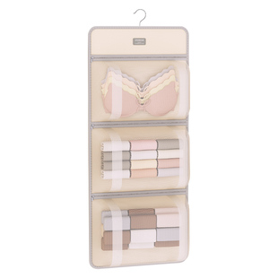 内衣收纳挂袋悬挂式收纳门后置物袋学生宿舍衣柜袜子内裤收纳神器