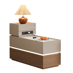 沙发边几客厅2026新款侧边柜轻奢高级感茶水柜带插座小桌子置物架