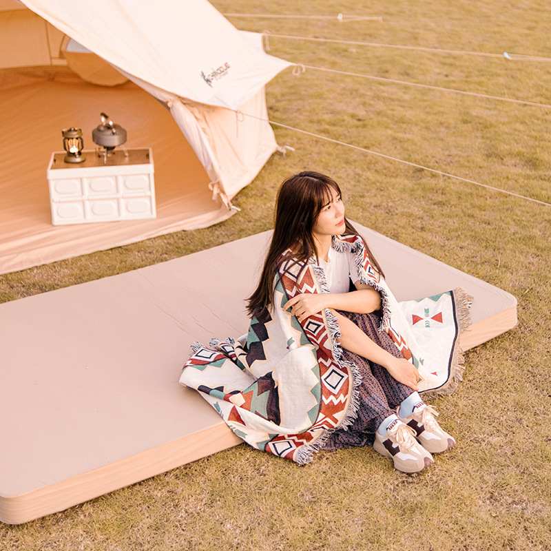户外自动奶酪充气垫便携垫子加厚行军床折叠睡沙滩垫防潮垫地帐篷