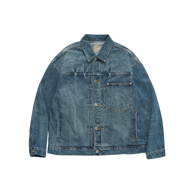 YR25AW复古水洗牛仔外套水洗