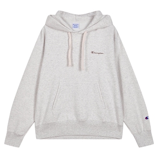 Champion冠军连帽卫衣女2025冬季新款加绒刺绣上衣潮牌休闲风简约