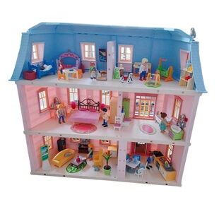 playmobil摩比世界玩具过家家别墅娃娃房屋公主城堡女孩生日礼物