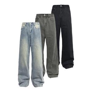 JCAESAR CLASSICAL DENIMS三色经典水洗牛仔裤 自然做旧 直筒微阔