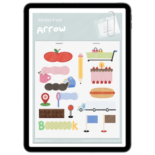 MuoMuo | Goodnotes电子手帐贴纸合集箭头标记素材本Notability