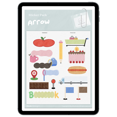 Goodnotes电子手帐箭头贴纸
