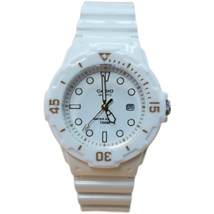 卡西欧小白表手表女CASIO LRW-200H-7E2 彩色防水学生考试指针表