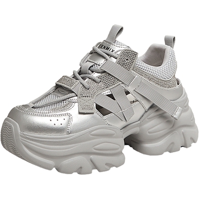 天美意新款商场同款系带百搭厚底休闲女老爹鞋BL021BH5