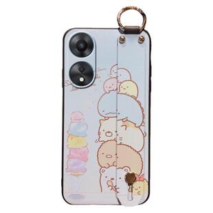 适用OPPOA78手机壳A58 5G防摔A1X保护14F套RENO11F卡通A60硅胶RENO12腕带A98挂绳A17浮雕A1 PRO女RENO13F潮男