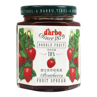 德宝果蓝莓草莓酸樱桃覆盆子果酱涂抹面包夏季拌酸奶早餐奶茶烘焙