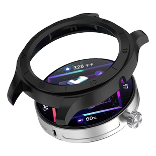 玩物尚智适用华为WATCH GT Cyber闪变表壳GTCyber表壳华为手表半包保护壳替换22mm手表带diy配件贴膜防摔套