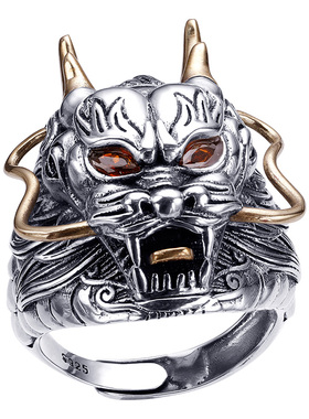 GDE男925霸气复古小众高级感扳指