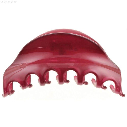 现货章小蕙推荐Camila Paris/卡蜜拉法国盘发夹紫红色抓夹9.5CM