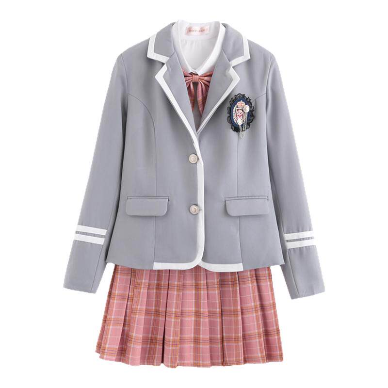 偶像练习生同款学生班服合唱男女校服情侣纯棉制服学院套装