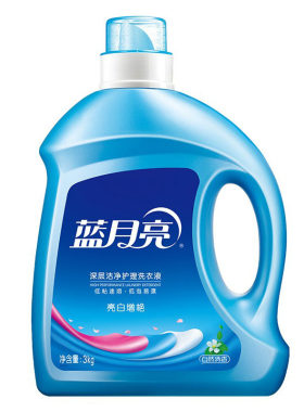 蓝月亮6斤大桶亮白自然香洗衣液