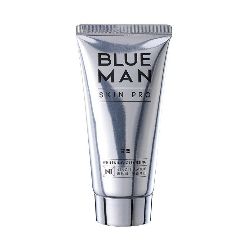 BLUEMAN尊蓝男士专用美白洗面奶亮肤清洁保湿黑头洁面乳学生款