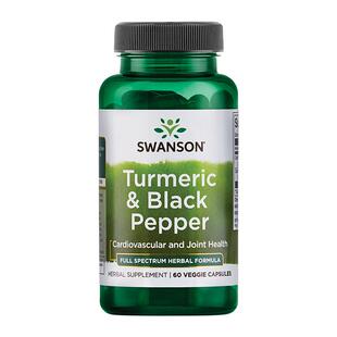 Swanson斯旺森姜黄素精华复合胶囊美国进口呵护关节肝脏烟酒常备