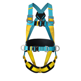 全身五点式高空作业安全带双挂钩全套国标工地5点式保险带绳套装