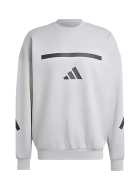 Adidas阿迪达斯ZEN系列真治愈印花套头圆领长袖卫衣JF2451