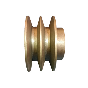 B2型皮带轮双2槽B型带法兰凸台有头减速机电机飞轮规格齐全皮带盘