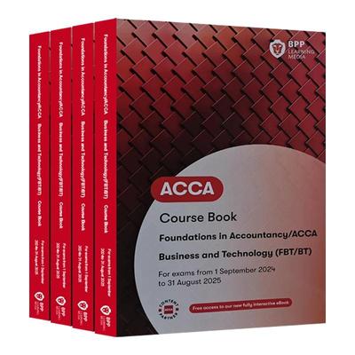 [对应BPP版P6教材+练习册]2025-2026版ACCA Advanced Taxation FA 2024(ATX-UK)Course Book & Exam Practice Kit