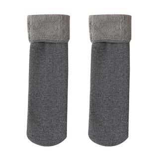 厚袜子女冬季加绒雪地袜男加厚仿羊绒保暖居家老人秋冬睡眠地板袜