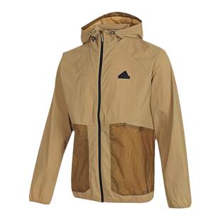 阿迪达斯外套男24秋季户外防晒衣运动休闲连帽夹克 JI8659 JI8658